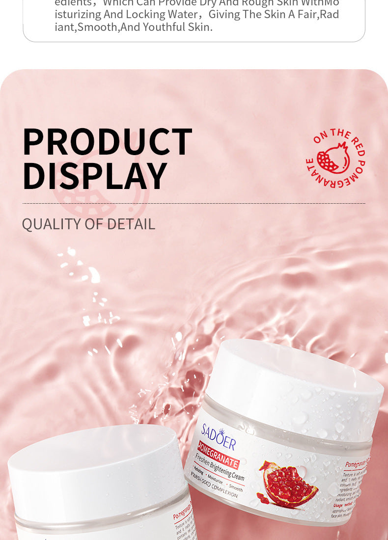Red Pomegranate Skincare Set SADOER Hydrating Moisturizing Cleansing Nourishing Wholesale - 图片 45