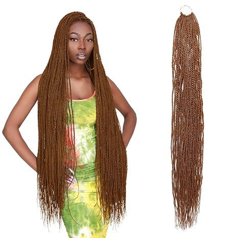 TEMU Hot Selling Export Wig Two Strands Fine Synthetic Wig Two detailed distinction - 图片 9