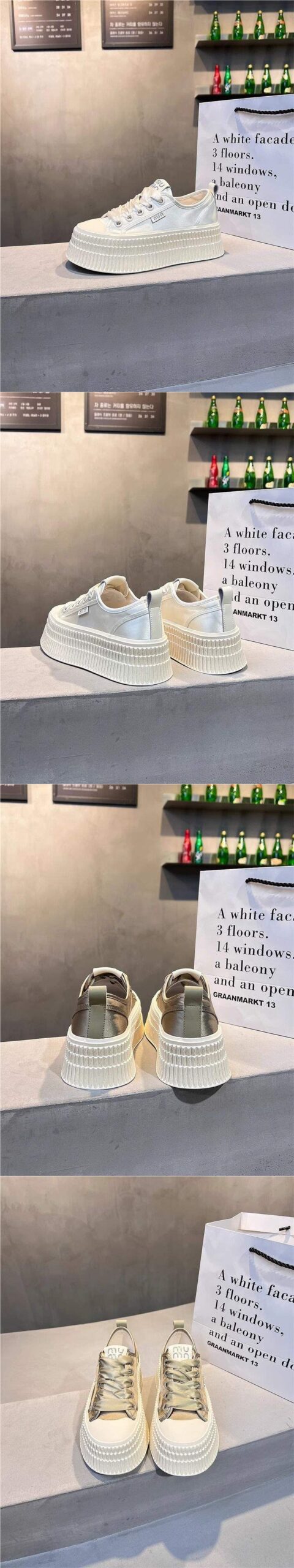 Thick Sole Biscuit White Sneakers for Women2025Versatile Student ins Fashionable Sports Casual Sneakers - 图片 9