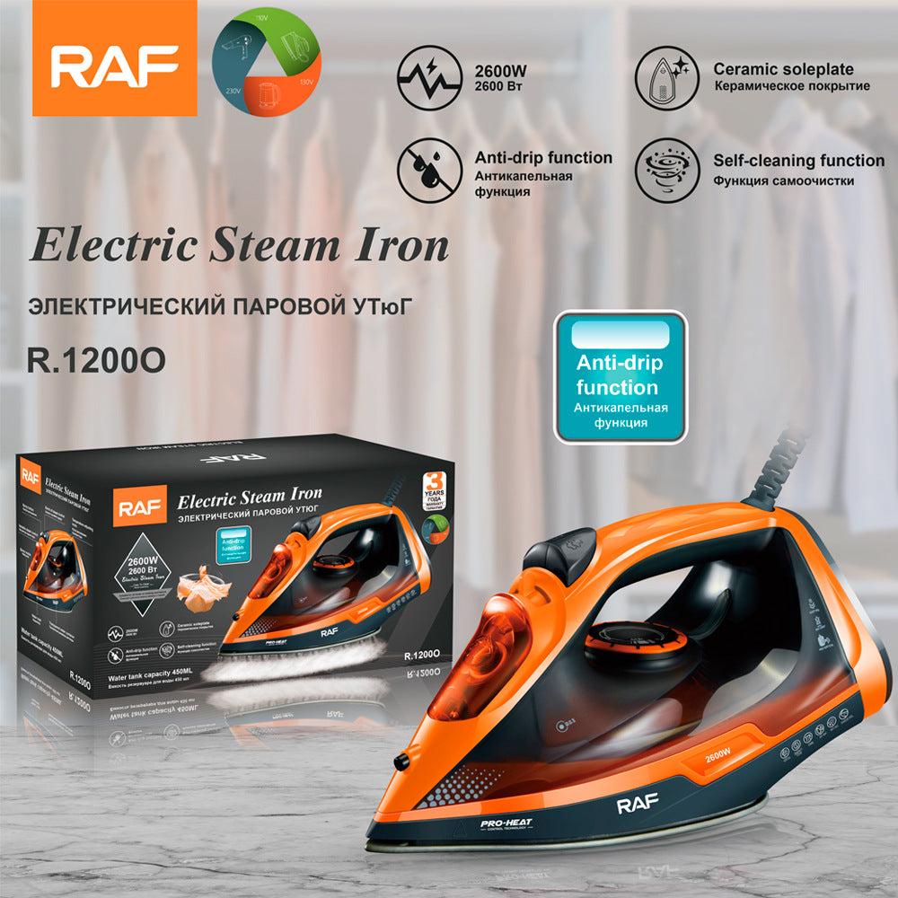 RAF European Standard Household Steam Electric Iron2600W Handheld Small Portable Clothes Ironing Machine - 图片 11