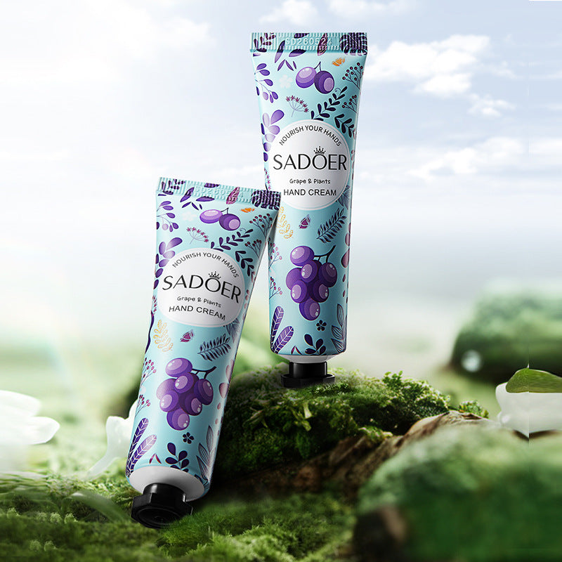 Grape Moisturizing Hand Cream SADOER Autumn and winter anti-chapped moisturizing hand cream cross-border foreign trade wholesale - 图片 4