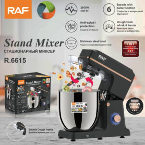 RAF European Standard Household Multifunctional Small Fully Automatic Dough Kneading Fermentation Mixer Cooking Chef Machine 6615