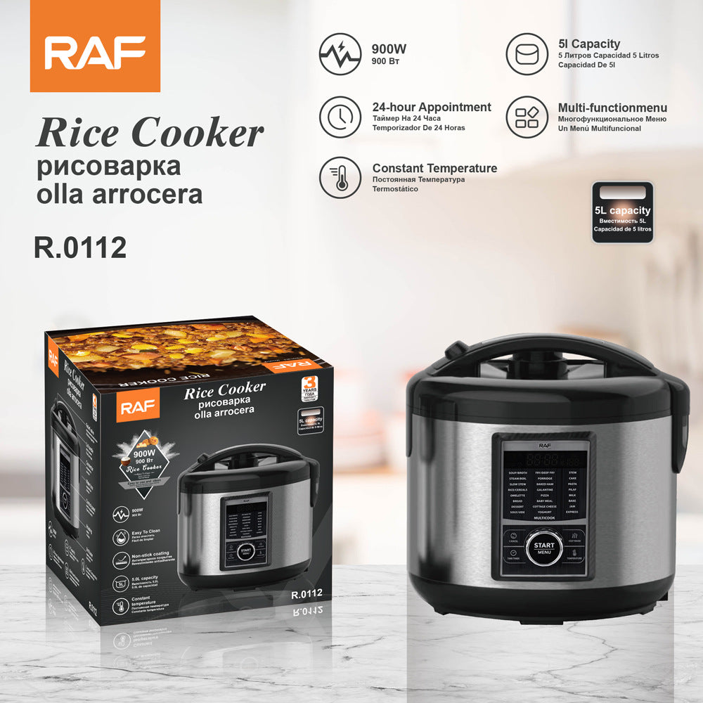 RAF European and American Standard English Smart Rice Cooker for Export5L Intelligent multifunctional rice cooker large capacity rice cooker - 图片 22