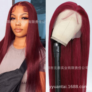 99J Burgundy Lace Front Wigs 13x4 Straight Lace Frontal Wigs