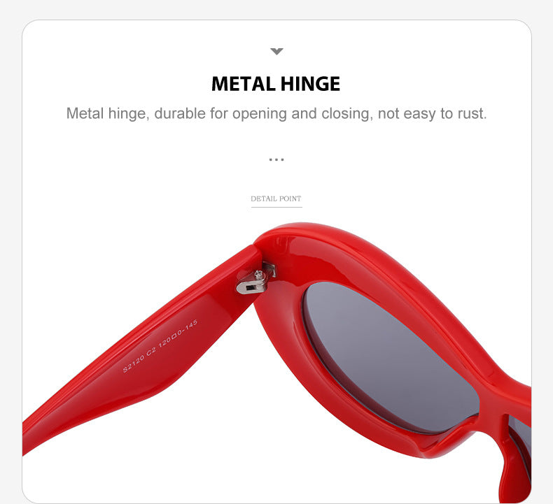 Europe and America Y2K Sunglasses for Women Trendy One-Piece Sunglasses Party Quirky Street Style Fashion Women's Glasses Wholesale - 图片 23