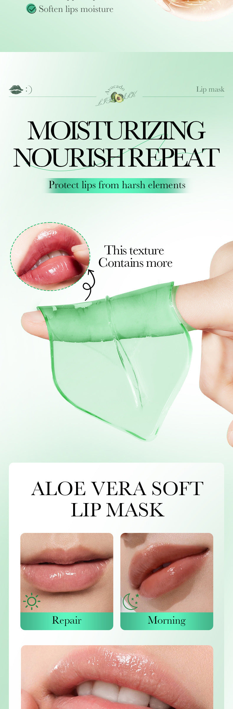 Plant and Fruit Lip Mask Series FAYANKOU Moisturizing Anti-Chap Hydrating Lip Patches Cross-Border Wholesale - 图片 24