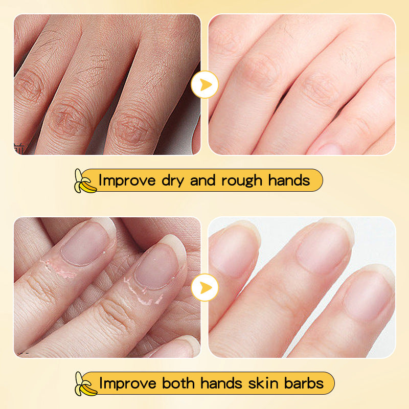 Banana Squalane Hydrating Hand Cream SADOER Autumn and winter nourishing hand cream cross-border foreign trade wholesale - 图片 3