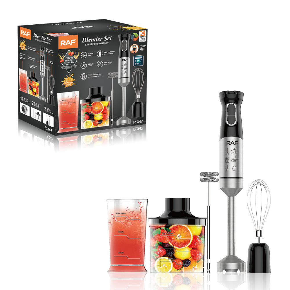 RAF EU Standard Portable Handheld Electric Stainless Steel Cooking Stick Blender Household Food Mixer347 - 图片 15