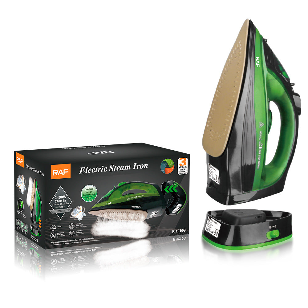 EU Standard Electric Iron Household Handheld Wireless Wired Steam Electric Iron Ironing Machine for Clothes R.1210 - 图片 24