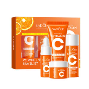 Five Dimensions in  C Whitening and Moisturizing Travel Size SADOER Cleansing and Moisturizing Set  Wholesale