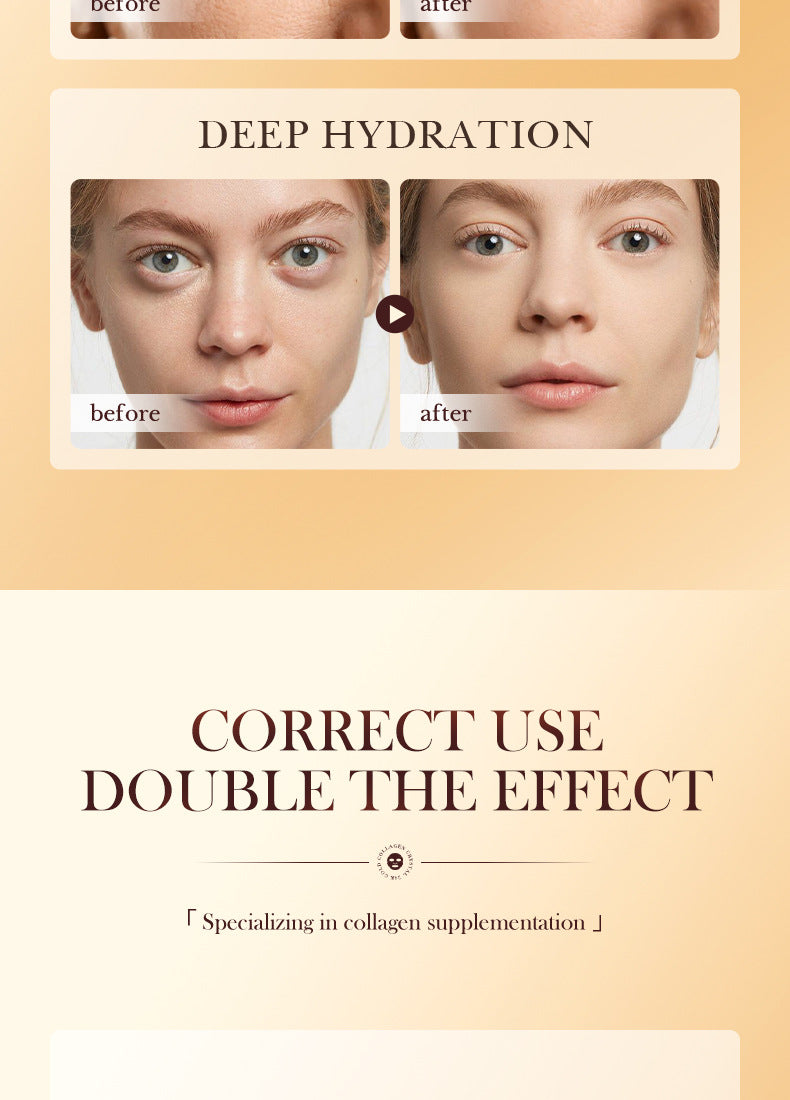 24k Gold Collagen Mask60gSADOER Crystal Hydrating Moisturizing Mask Cross-Border Wholesale - 图片 19