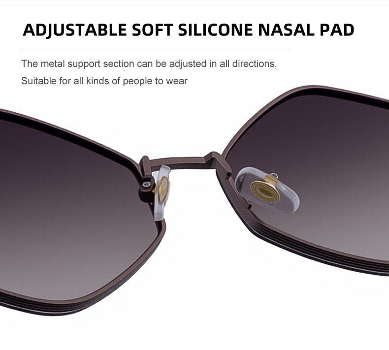 Polygonal Sunglasses for Women with a Sense of Sophistication2025New European and American fashion sunglasses driving UV protection glasses - 图片 19