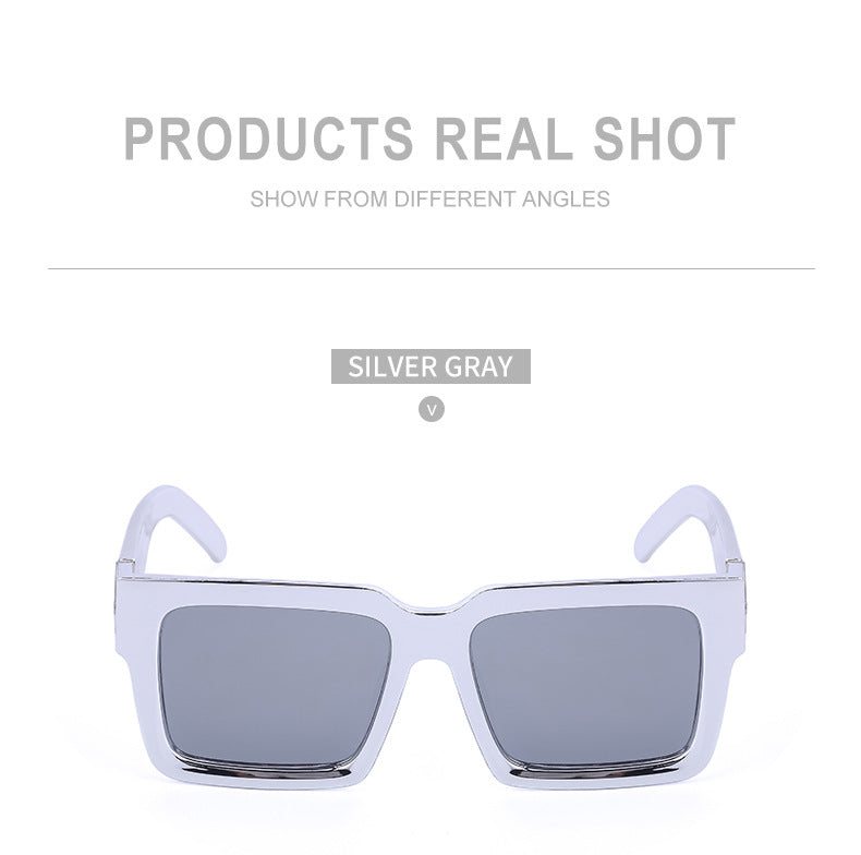 20252024 New Rich Man Sunglasses Men Trendy High-end Square Frame Sunglasses Men Glasses sunglass - 图片 28