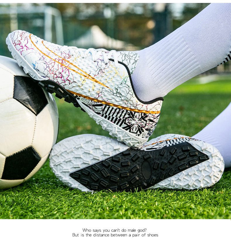 New professional football shoes for men and women AG Spike TF Broken Nail Youth Student Grassland Competition Training Shoes - 图片 43