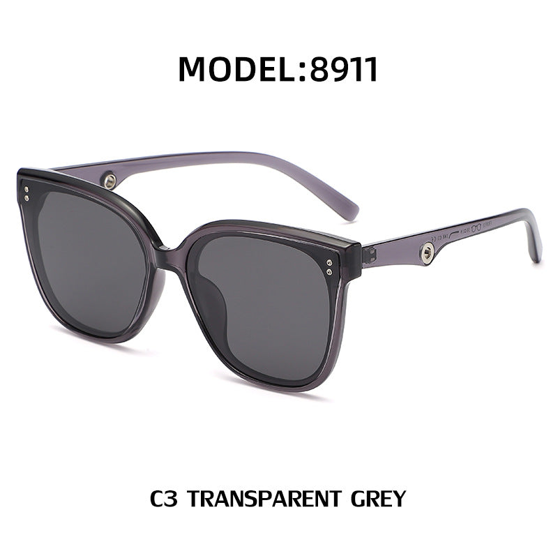 gm Same Style Korean Fashion TR90Polarized Sunglasses for Men and Women Anti-glare Square Frame Sunglasses Wholesale - 图片 4