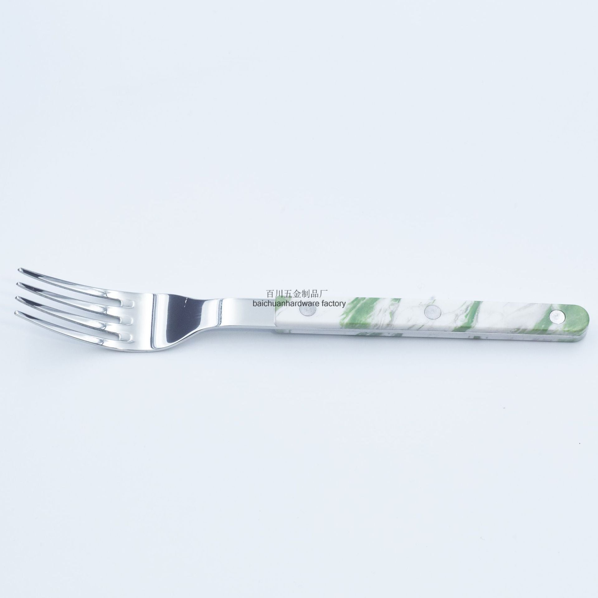 Marble Handle Western Tableware Set ABS Butter Fork Spoon Clip Handle Cheese Knife Dessert Chopsticks Spoon Fork - 图片 15