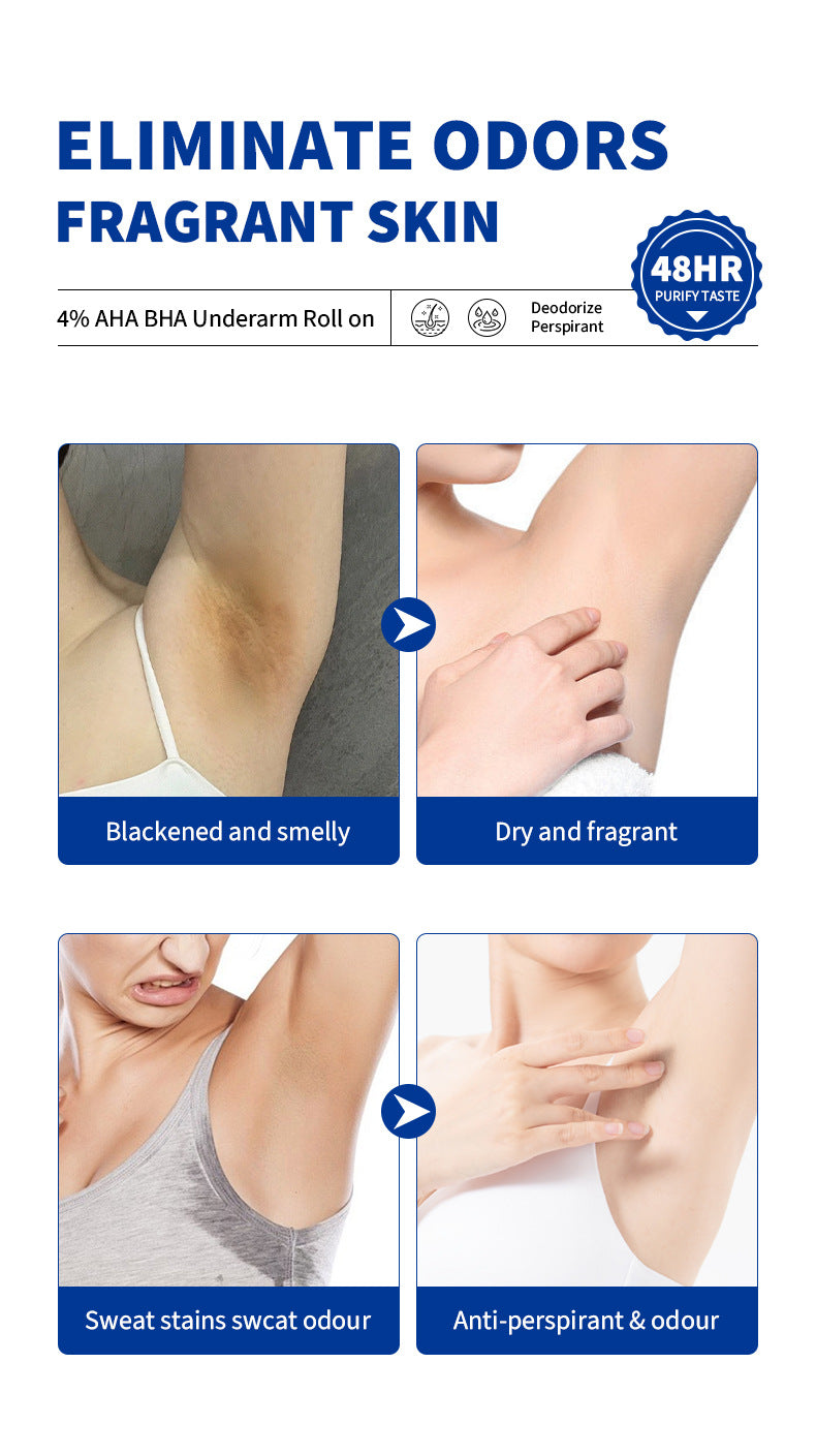 In Stock Underarm Deodorant Antiperspirant Salicylic Acid Roll-On Body Odor Eliminator Antiperspirant Deodorant - 图片 12