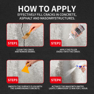 Crack Filler Sand Road Repair Filler Roof Waterproofing Floor Seam Repair Ground Seam Filler