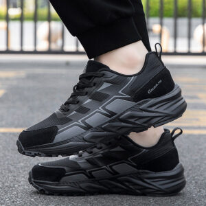 Breathable Casual Versatile Sneakers2024Autumn New Anti-Slip Running Shoes for Teenagers Lightweight Shock-Absorbing Trendy Shoes