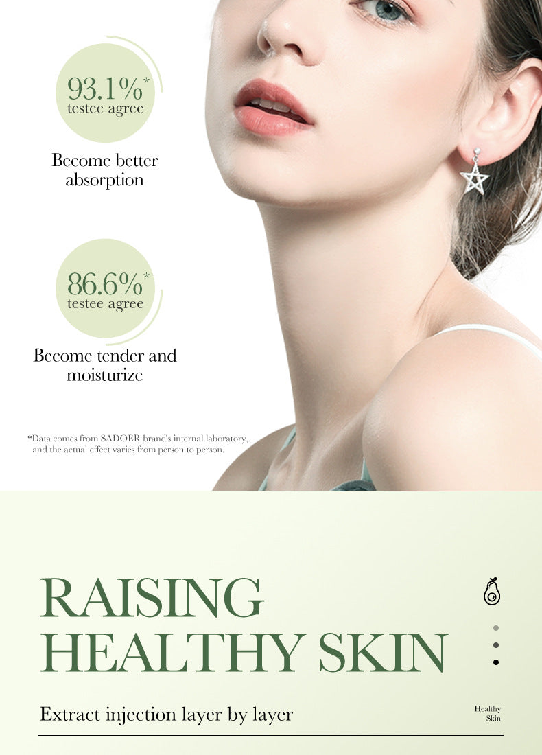 Avocado Skincare Set SADOER Cleansing, moisturizing and moisturizing six-piece set foreign trade wholesale - 图片 43