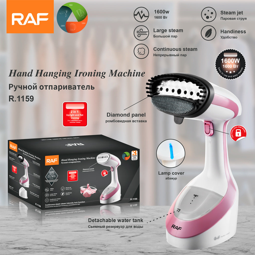 RAF EU Standard Handheld Electric Iron Steam Small Household Garment Steamer Mini Ironing Machine Garment Steamer Iron - 图片 10