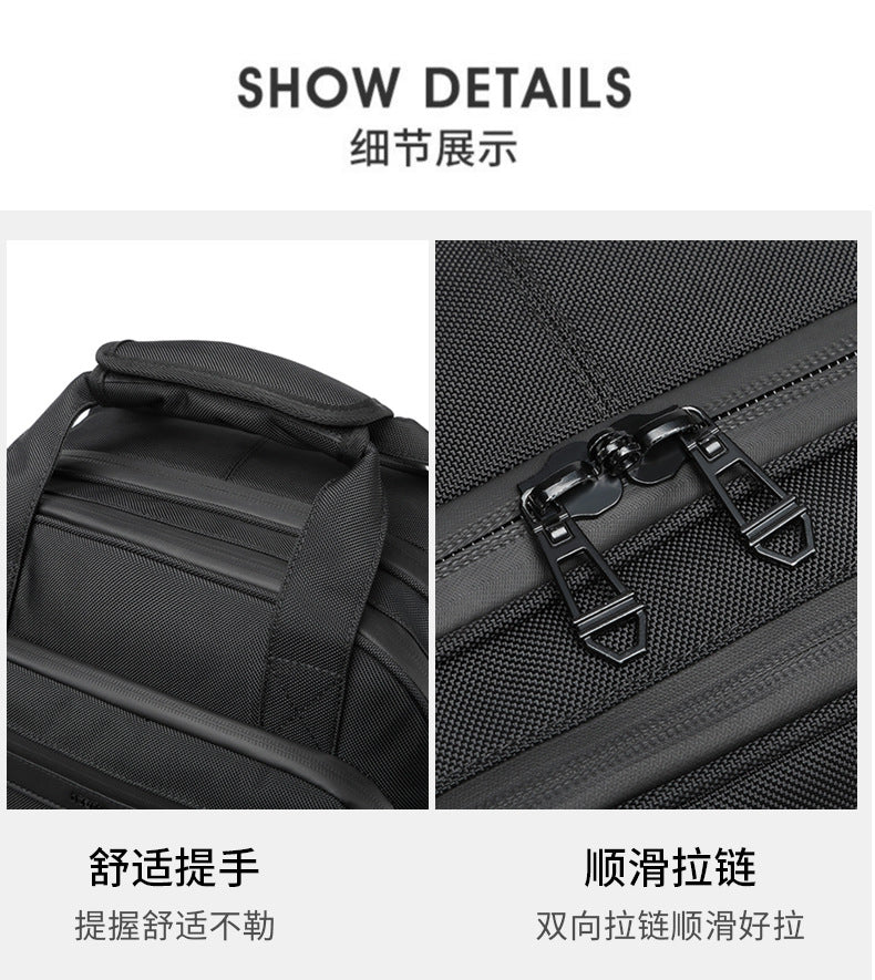 Trolley Travel Bag Business Boarding Bag Large Capacity Waterproof Oxford Cloth Multifunctional Handheld Wheeled Travel Bag - 图片 29