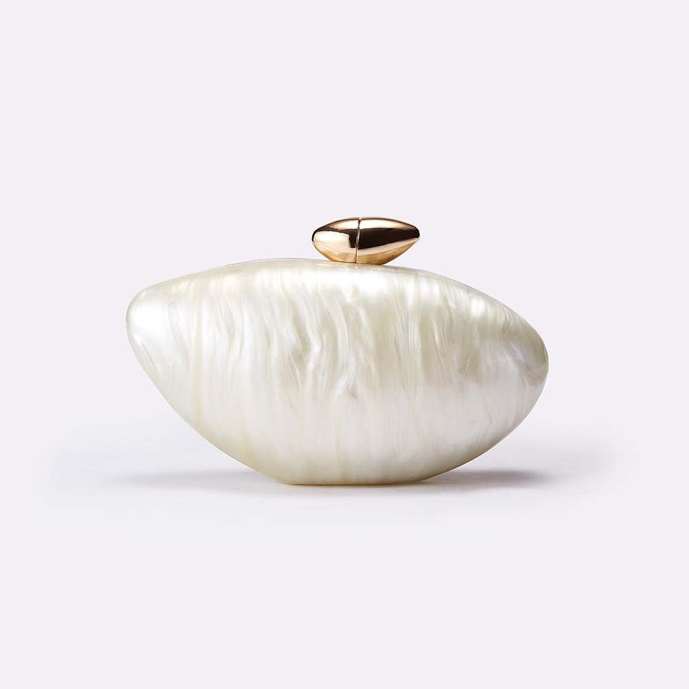 European and American Trend New Style Bag for Women Fashionable Light Luxury Versatile Bullet Head Acrylic Simple Evening Bag Clutch for Women - 图片 10