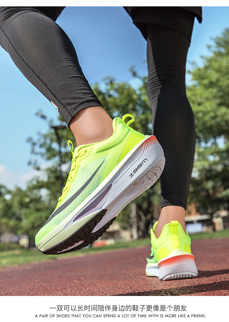 2025Plus Size Sports Shoes Racing Training Carbon Plate Sports Shoes Lightweight Men and Women Autumn Running Shoes - 图片 23