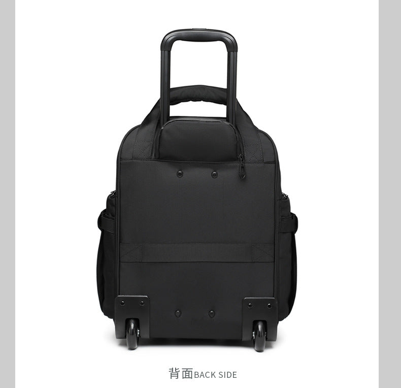 Trolley Travel Bag Business Boarding Bag Large Capacity Waterproof Oxford Cloth Multifunctional Handheld Wheeled Travel Bag - 图片 18