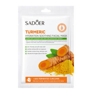 Turmeric Mask SADOER Hydrating and Moisturizing Facial Mask Sheets  Foreign Trade Live Wholesale