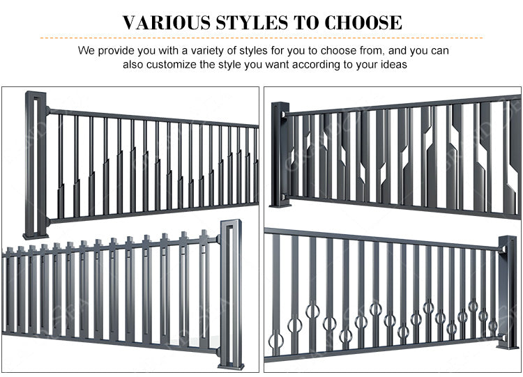 Foshan Factory Best Quality Iron Balcony Railings Designs - 图片 12