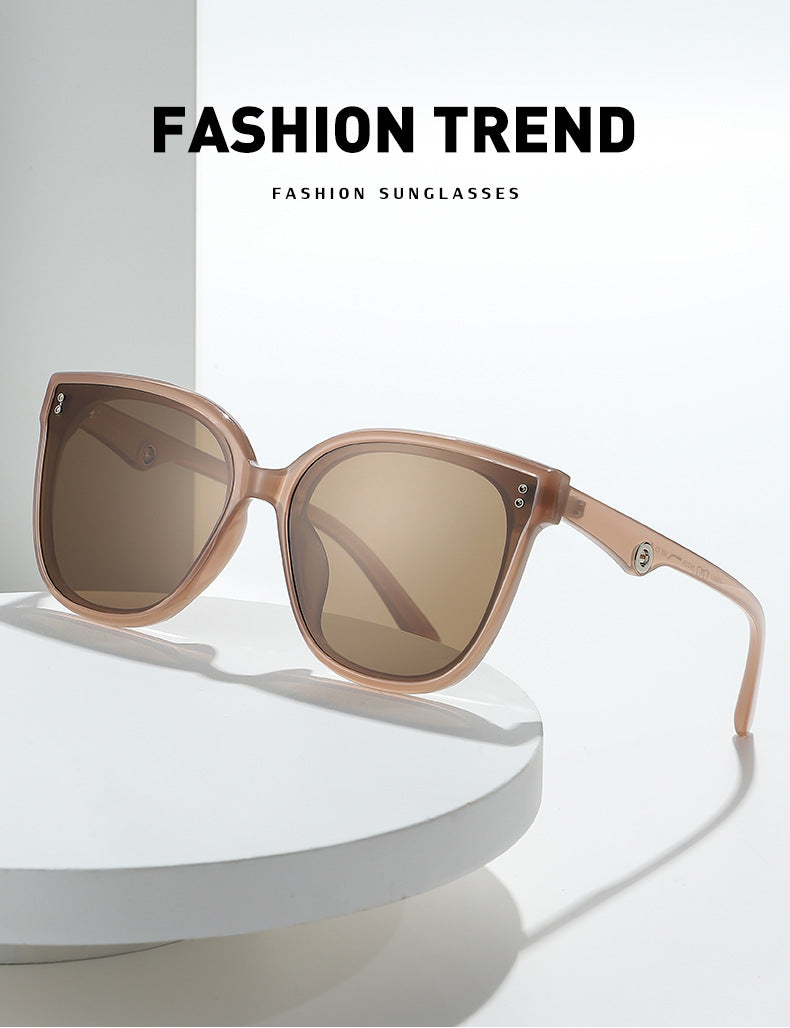 gm Same Style Korean Fashion TR90Polarized Sunglasses for Men and Women Anti-glare Square Frame Sunglasses Wholesale - 图片 14