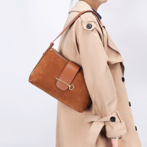 European and American New Style Deer Antler Leather Bag Single Shoulder Underarm Bag Light Luxury Fashion Women's Bag Genuine Leather Crossbody Women's Bag Niche Large Capacity