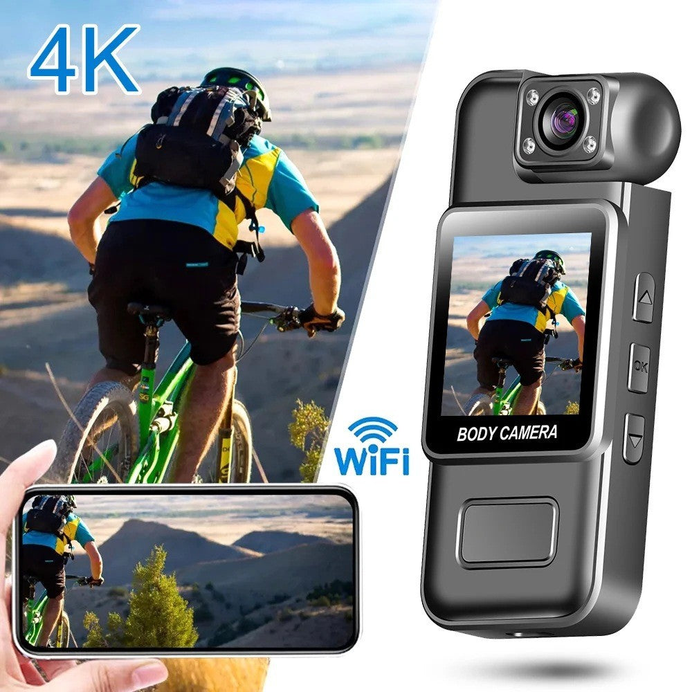 4K Handheld Pocket Camera Portable Recorder Clip Camera HD Infrared Night Vision Recorder - 图片 9