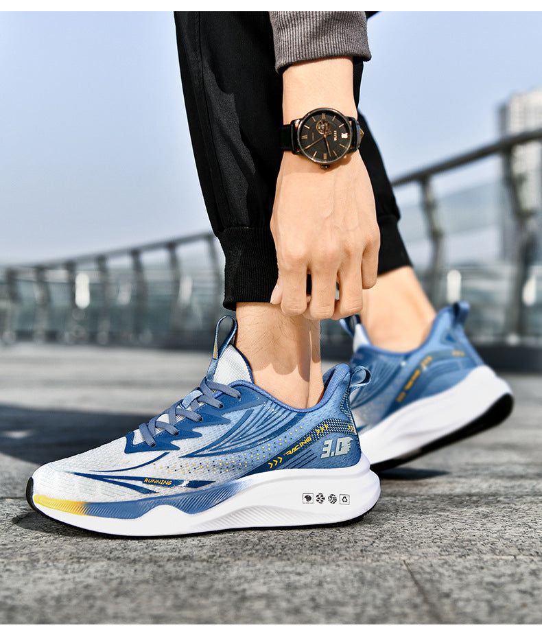 New Summer Lightweight Wear-resistant Men's Running Shoes Carbon Plate Non-slip Sports Shoes Casual Fashion Shoes - 图片 24