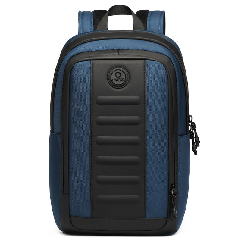 ozuko Business Backpack Men's Large Capacity Computer Backpack Outdoor Waterproof Travel Backpack Backpack - 图片 4