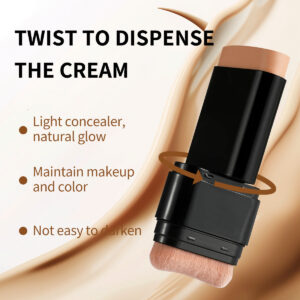 AliExpress Waterproof Foundation Stick Concealer Waterproof Dual-Ended Makeup Brush 2-in-1 Nude Makeup Foundation Liquid Non-Smudge