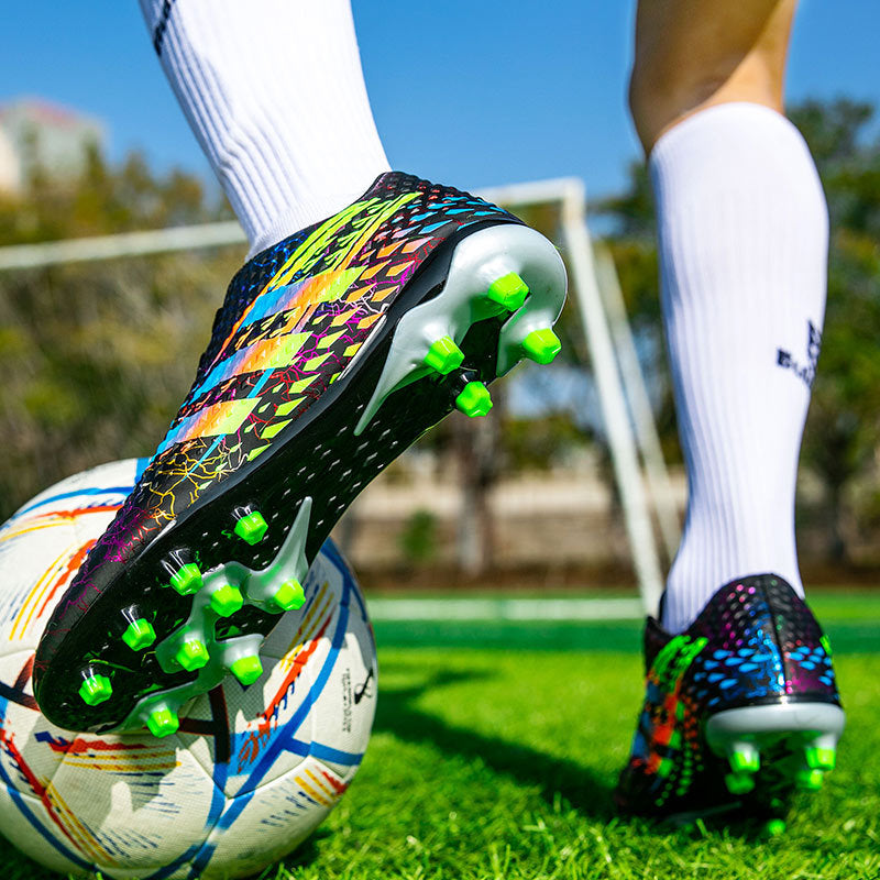 New professional football shoes for men and women AG Spike TF Broken Nail Youth Student Grassland Competition Training Shoes - 图片 4