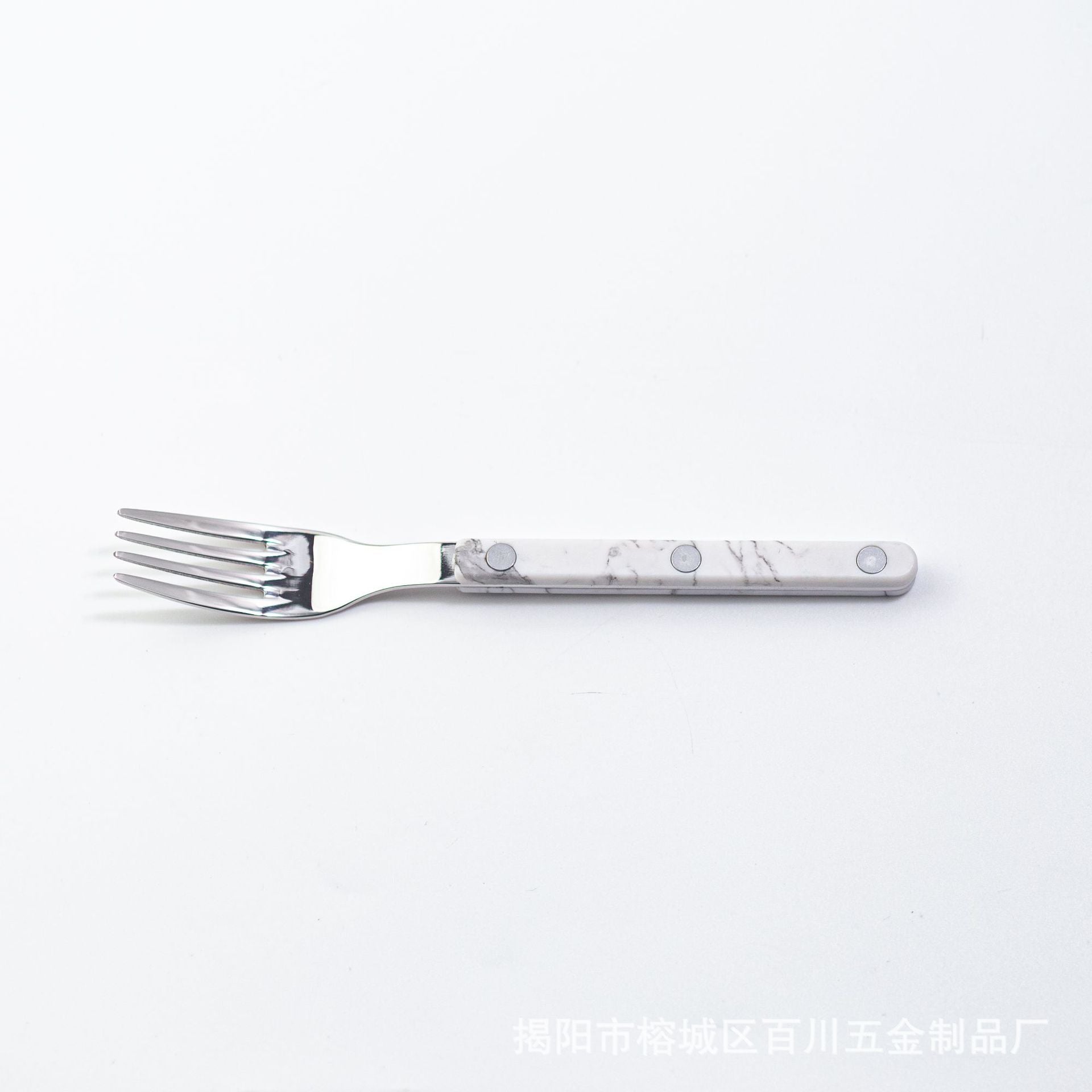 Marble Handle Western Tableware Set ABS Butter Fork Spoon Clip Handle Cheese Knife Dessert Chopsticks Spoon Fork - 图片 29