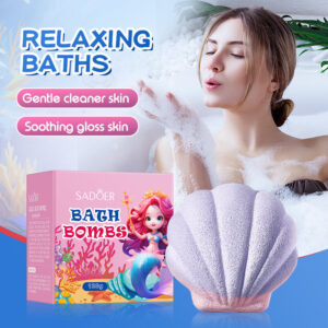Shell Bath Salt Balls SADOER Deep Cleansing Body Bath Bath Salts Cross-Border Foreign Trade Wholesale