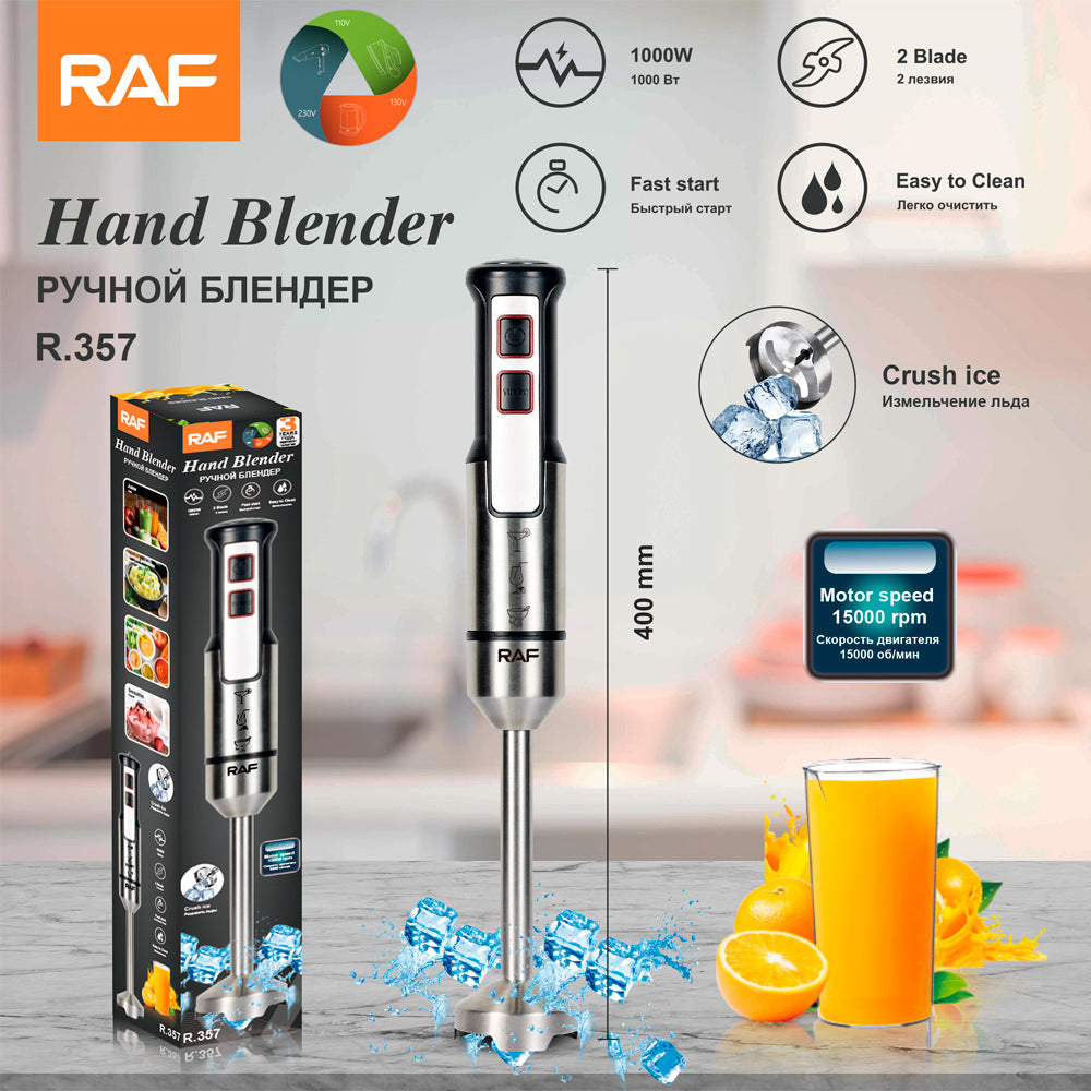 RAF EU Standard Portable Household Food Blender Handheld Electric Stainless Steel Cooking Stick Mixer357 - 图片 20