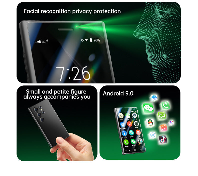 XS24pro Mini Mobile Phone3.0Inch Android Quad-Core Backup Ultra-Small Pocket Traditional Chinese Foreign Language - 图片 9