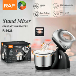 European Standard Multifunctional Household Electric Mini Egg Beater and Dough Mixer Food Processor RAF