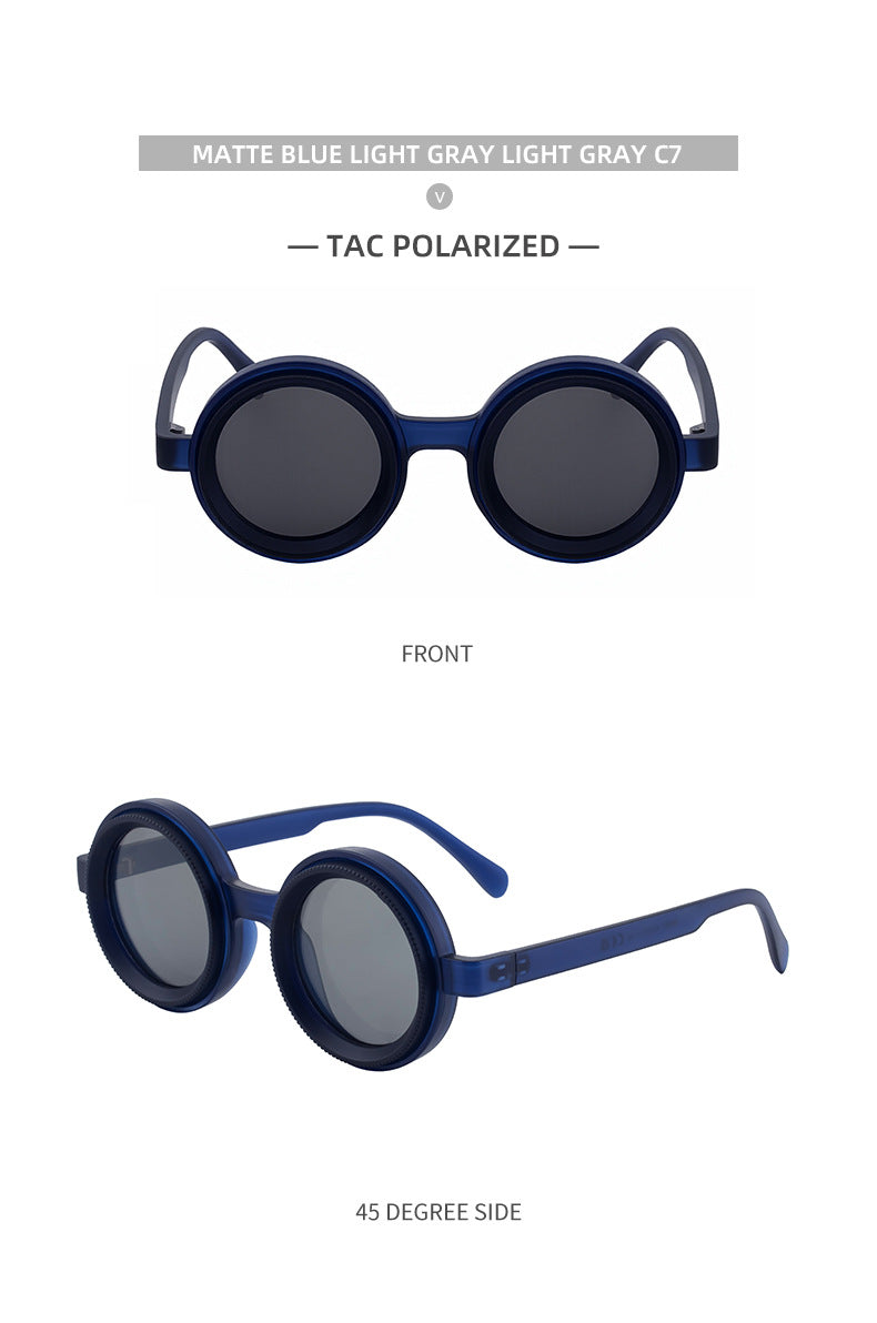 2025New nd Adjustable Sunglasses for Men, Zoom Rotating Glasses, Sun Protection Polarized Glasses, High-End Feel Sunglasses for Women - 图片 40