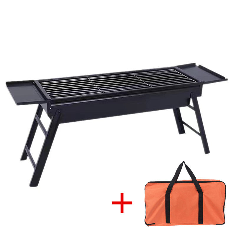 BBQ Grill Outdoor Smokeless Folding BBQ Rack Household Courtyard Charcoal Grill Portable Oven Outdoor Portable - 图片 23