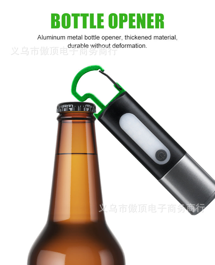 Multifunctional Flashlight Portable Keychain Magnetic Suction Light USB Rechargeable Lighting Work Light LED Sidelight - 图片 18