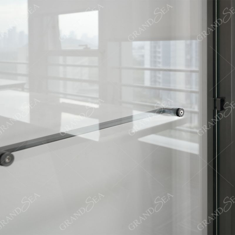Hot Sale Entry Easy Sliding Shower Door Frameless 8mm Tempered Glass Shower Room - 图片 3