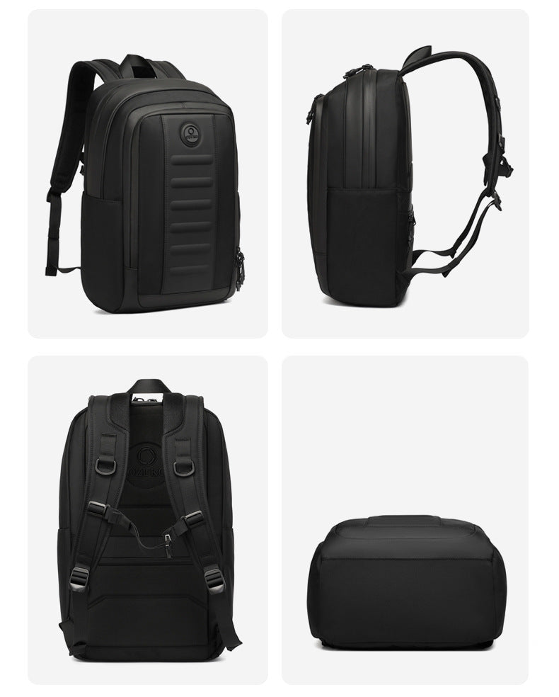 ozuko Business Backpack Men's Large Capacity Computer Backpack Outdoor Waterproof Travel Backpack Backpack - 图片 24