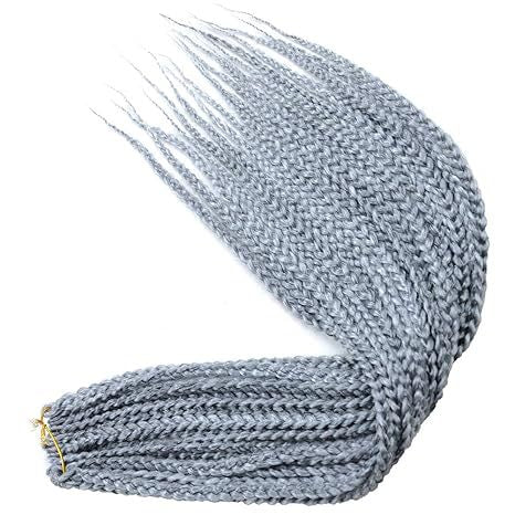 Cross-border Crochet Three-strand Braid Three strand braided synthetic hair extens - 图片 18