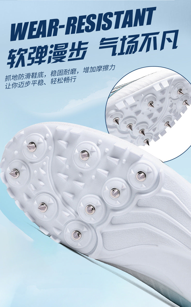 8Mesh Surface Sprint Shoes Track and Field Triple Jump Competition Training Shoes Unisex Sports Shoes for Middle School Entrance Exam All-around Sports Shoes - 图片 17